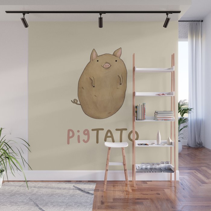 Pigtato Wall Mural Gallery Image 1