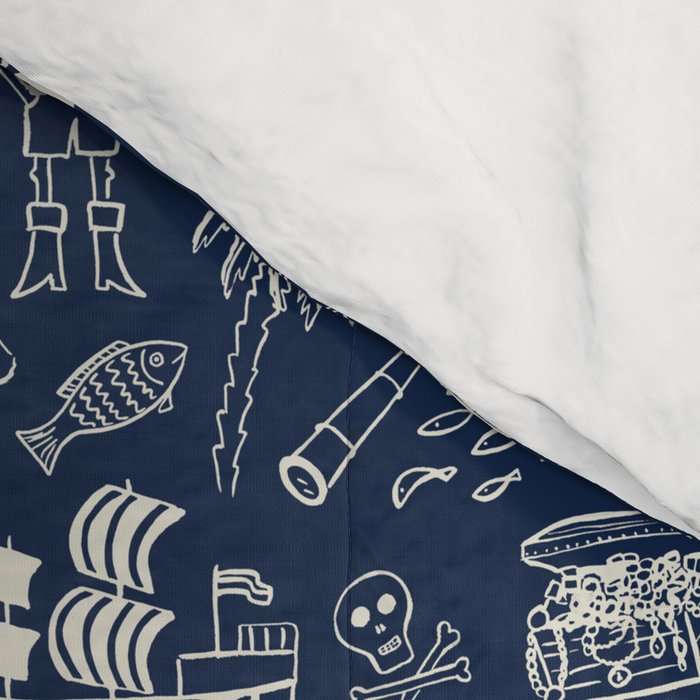 Pirate Play - Blue Comforter Gallery Image 4