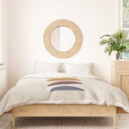 Minimal Sunrise Sunset Shapes Duvet Cover Gallery Image 3