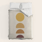 Minimal Sunrise Sunset Shapes Duvet Cover Gallery Image 6