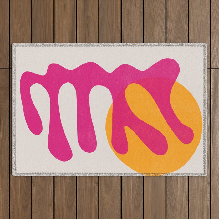 cutouts 3 Outdoor Rug Gallery Image 1