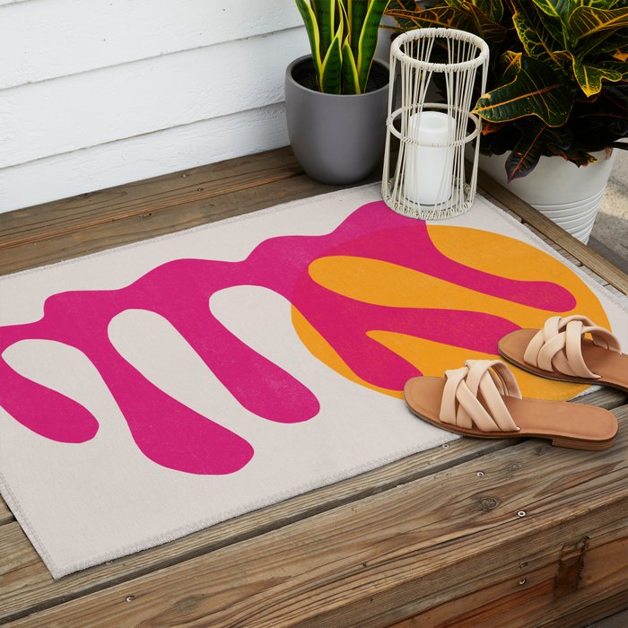 cutouts 3 Outdoor Rug Gallery Image 2