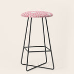 Checkered Pink Matrix Stool Gallery Image 1