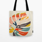 shape leaf modern mid century Tote Bag Gallery Image 1