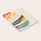 shape leaf modern mid century Notebook Gallery Image 2