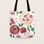 Figs Pomegranate Still Life  Tote Bag Gallery Image 1