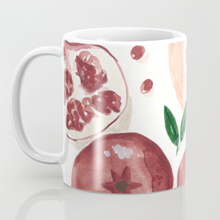 Figs Pomegranate Still Life  Coffee Mug Gallery Image 3