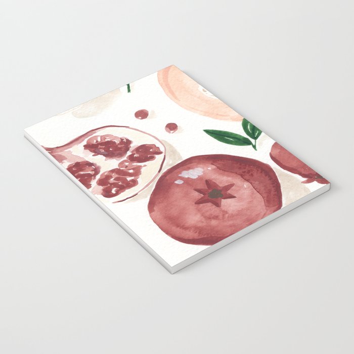 Figs Pomegranate Still Life  Notebook Gallery Image 3