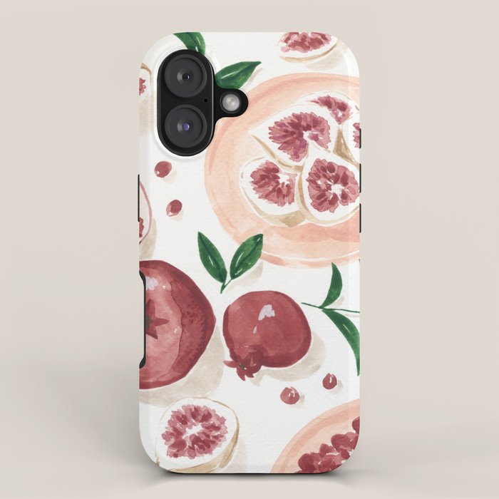 Figs Pomegranate Still Life  iPhone Case Gallery Image 1
