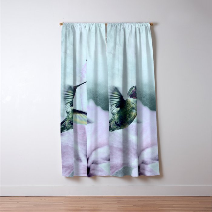 Hummingbird Window Curtain Gallery Image 3