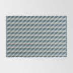 Blue check Rug Gallery Image 2
