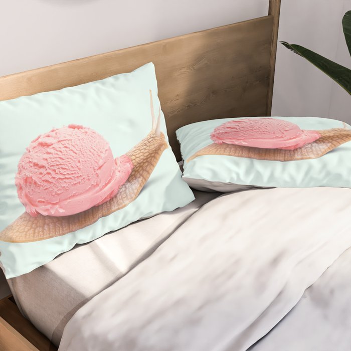 ICE SNAIL Pillow Sham Gallery Image 2