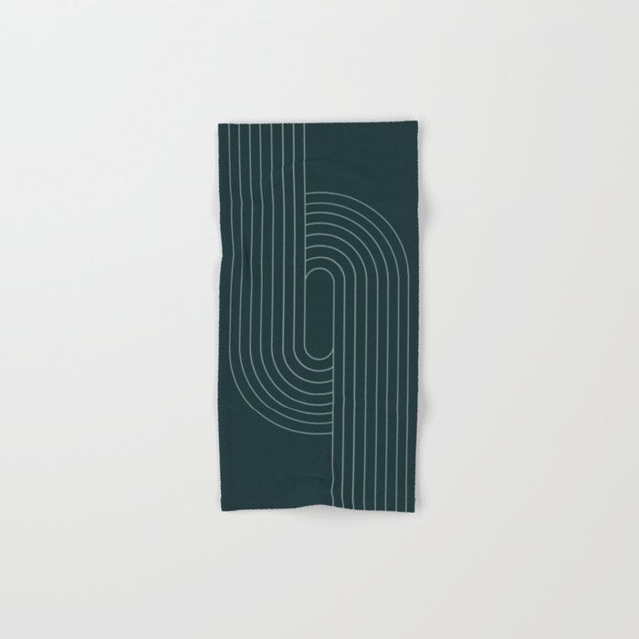 Oval Lines Abstract XXXIX Bath Towel Gallery Image 1