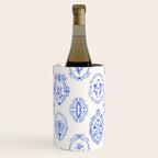 Elegant Blue Victorian Frame with Delicate Flower Wine Chiller Gallery Image 1