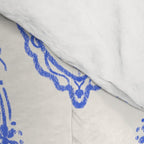 Elegant Blue Victorian Frame with Delicate Flower Comforter Gallery Image 4