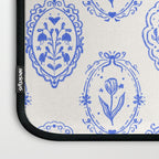 Elegant Blue Victorian Frame with Delicate Flower Laptop Sleeve Gallery Image 3