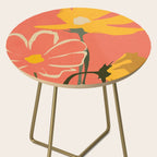 Modern Abstract Art Flowers 4 Side Table Gallery Image 2