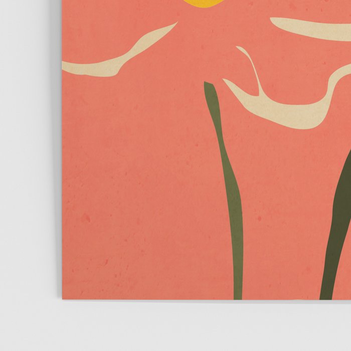 Modern Abstract Art Flowers 4 Poster Gallery Image 3