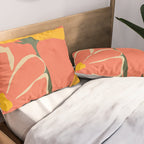 Modern Abstract Art Flowers 4 Pillow Sham Gallery Image 2