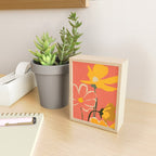 Modern Abstract Art Flowers 4 Mini Art Print Gallery Image 2