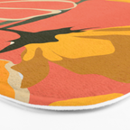 Modern Abstract Art Flowers 4 Bath Mat Gallery Image 3