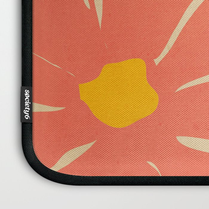 Modern Abstract Art Flowers 4 Laptop Sleeve Gallery Image 3