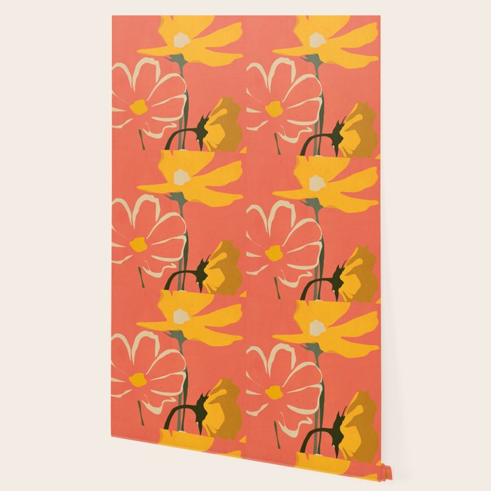 Modern Abstract Art Flowers 4 Wallpaper Gallery Image 2