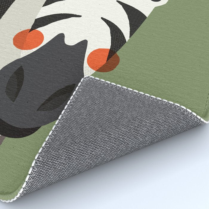 Zebra, Animal Portrait Rug Gallery Image 4