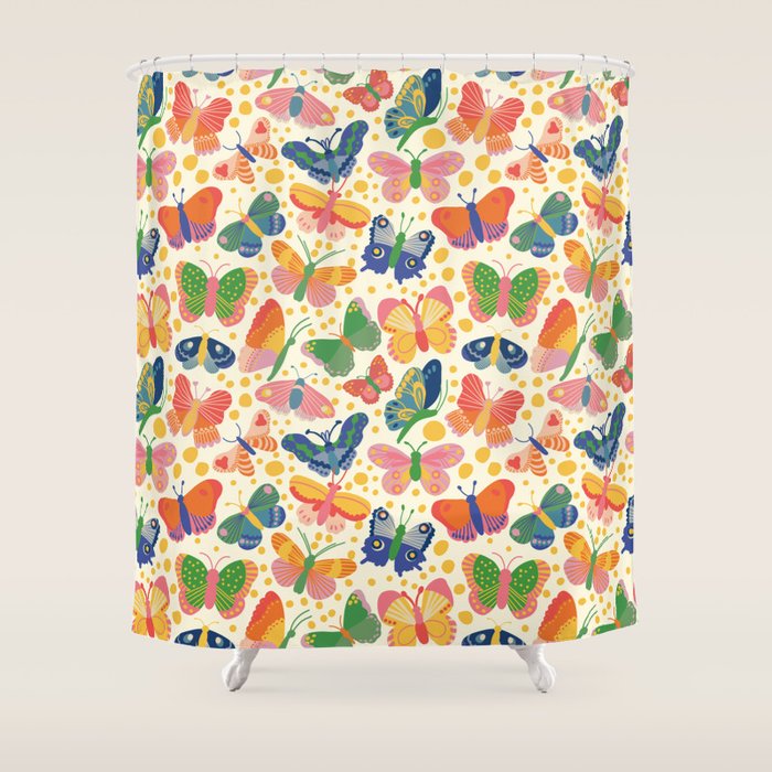 Butterfly world Shower Curtain Gallery Image 1