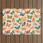Butterfly world Outdoor Rug Gallery Image 1