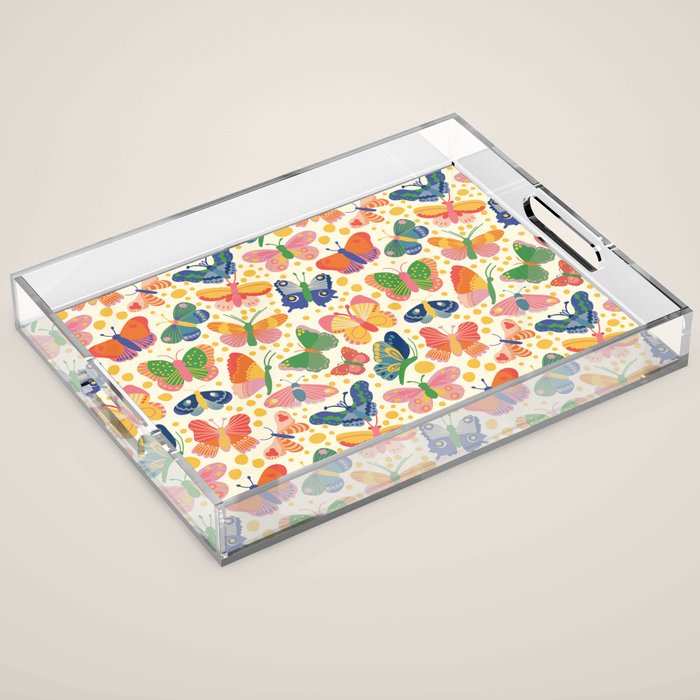 Butterfly world Acrylic Tray Gallery Image 1