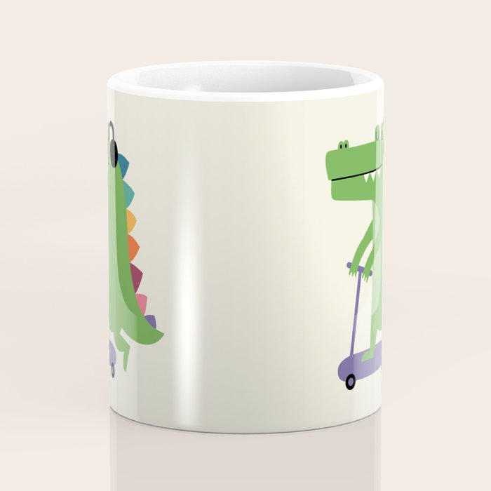 Croco Scooter Coffee Mug Gallery Image 4