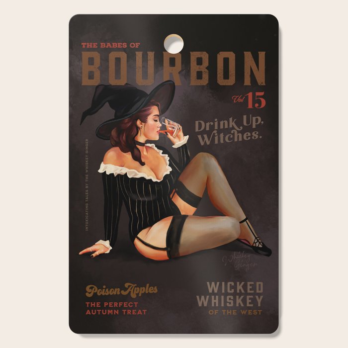 The Babes Of Bourbon Vol. 15: Drink Up Witches Cutting Board Gallery Image 1