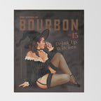 The Babes Of Bourbon Vol. 15: Drink Up Witches Throw Blanket Gallery Image 2