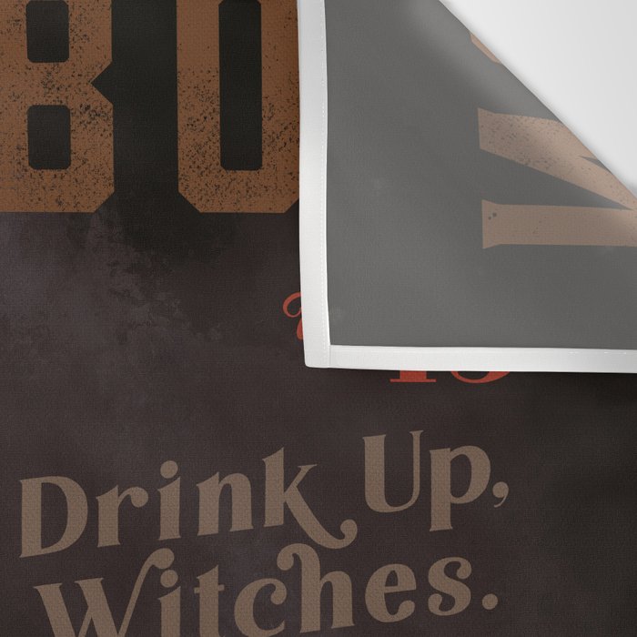 The Babes Of Bourbon Vol. 15: Drink Up Witches Wall Tapestry Gallery Image 3