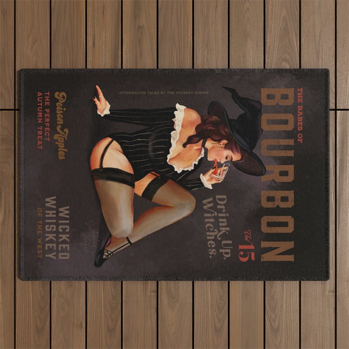 The Babes Of Bourbon Vol. 15: Drink Up Witches Outdoor Rug Gallery Image 1