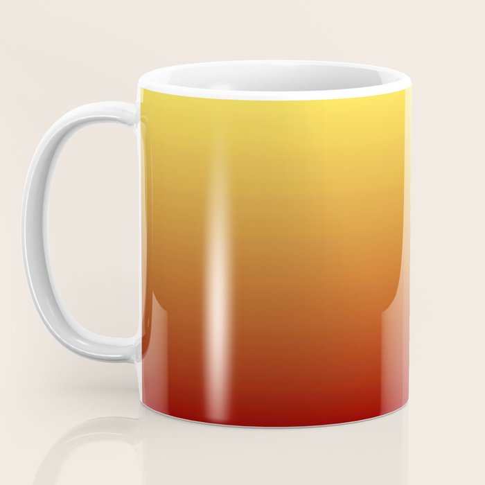 OMBRE RUST YELLOW COLOR Coffee Mug Gallery Image 3