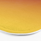 OMBRE RUST YELLOW COLOR Bath Mat Gallery Image 3