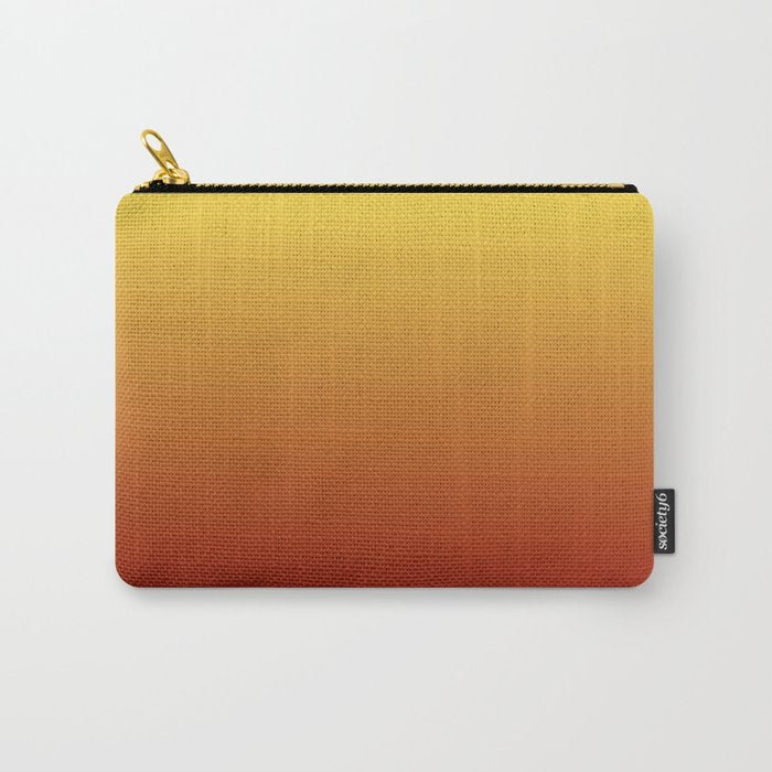 OMBRE RUST YELLOW COLOR Carry All Pouch Gallery Image 1