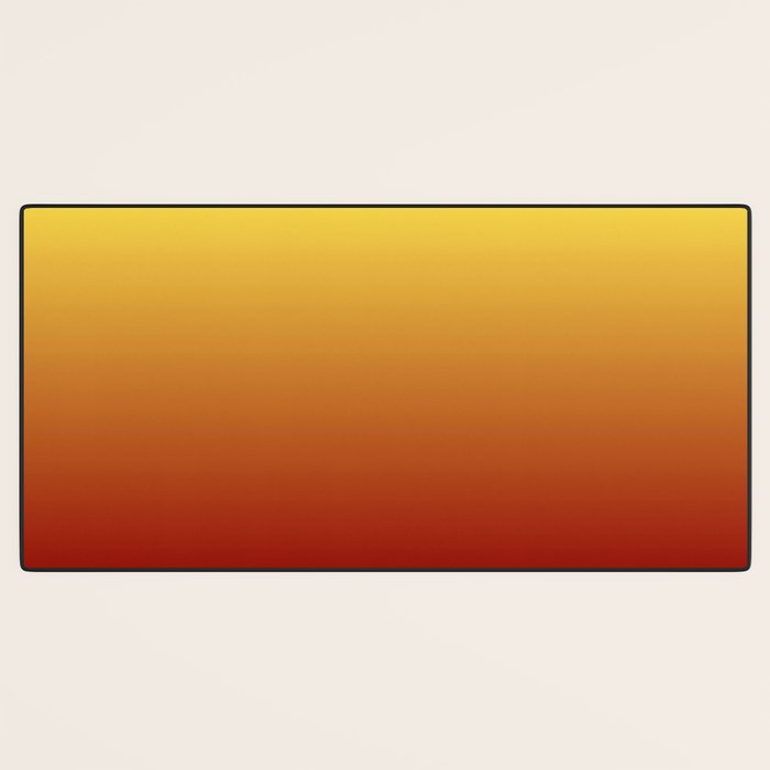 OMBRE RUST YELLOW COLOR Desk Mat Gallery Image 3