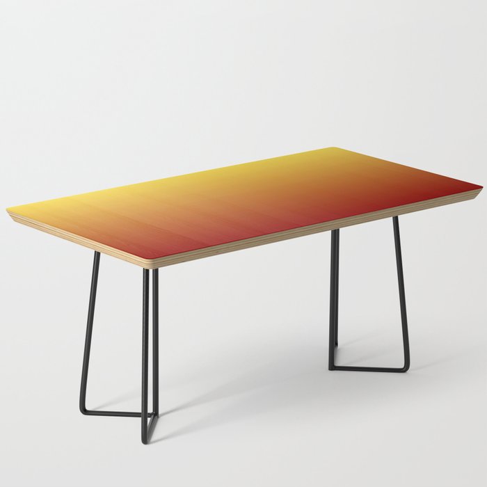 OMBRE RUST YELLOW COLOR Coffee Table Gallery Image 1