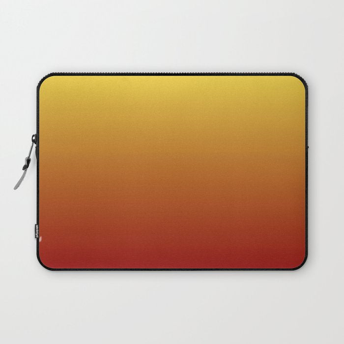 OMBRE RUST YELLOW COLOR Laptop Sleeve Gallery Image 1