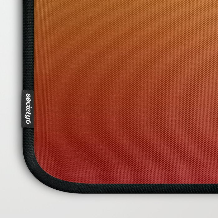 OMBRE RUST YELLOW COLOR Laptop Sleeve Gallery Image 3