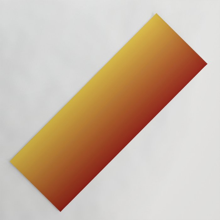 OMBRE RUST YELLOW COLOR Yoga Mat Gallery Image 1