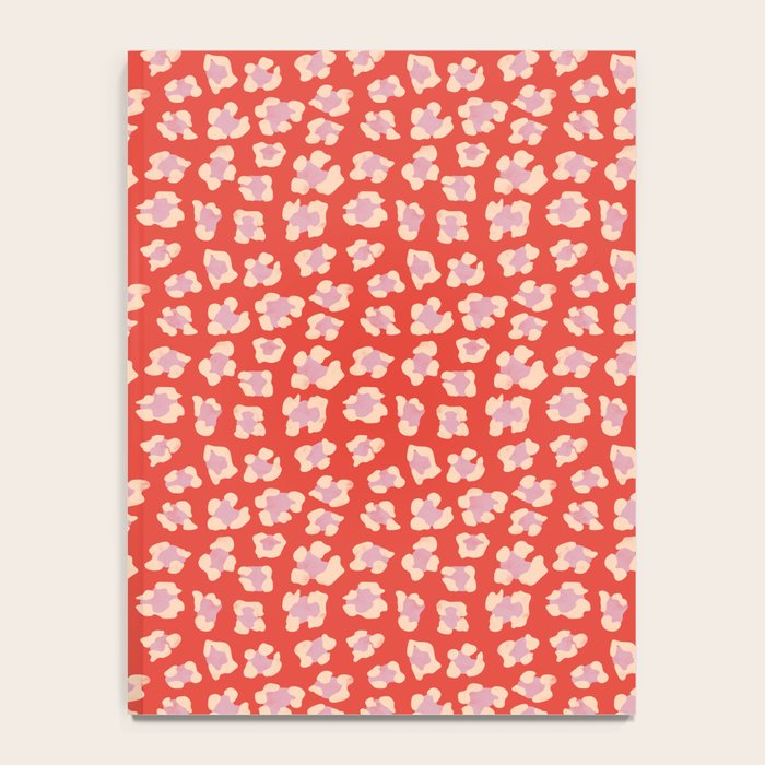 Dopamine Leopard Print In Red And Pink Notebook Gallery Image 4