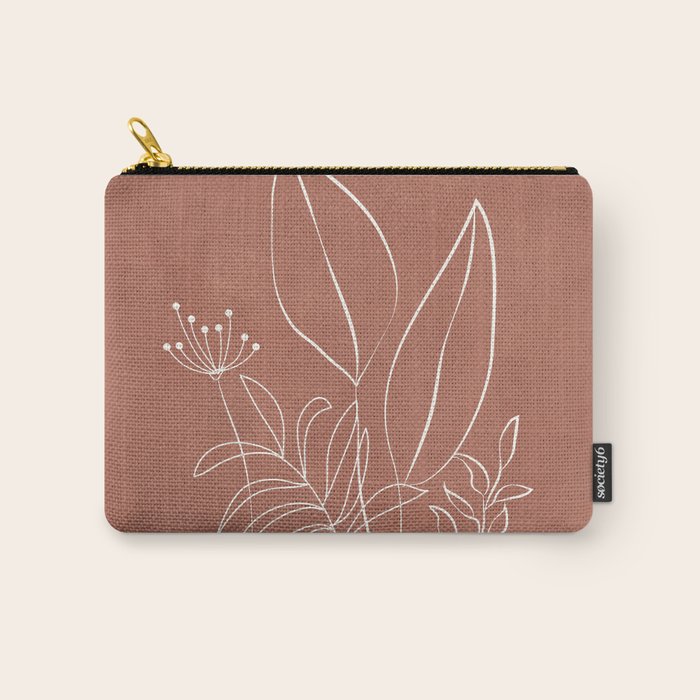 Tropical Outline 11 Carry All Pouch Gallery Image 1