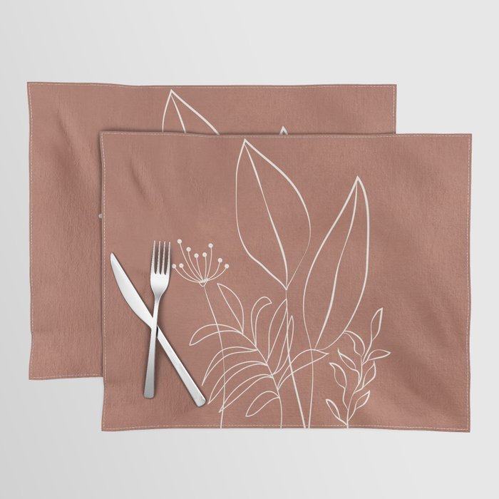 Tropical Outline 11 Placemat Gallery Image 1