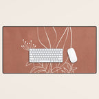 Tropical Outline 11 Desk Mat Gallery Image 1