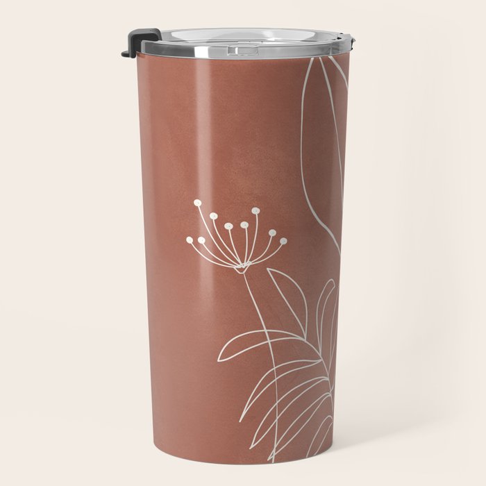 Tropical Outline 11 Travel Mug Gallery Image 3