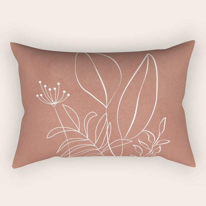 Tropical Outline 11 Rectangular Pillow Gallery Image 2